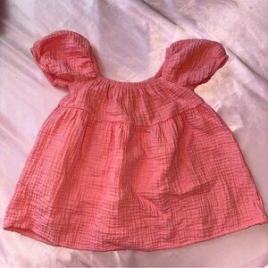 Wonder Nation Pink Ruffled Kids Blouse